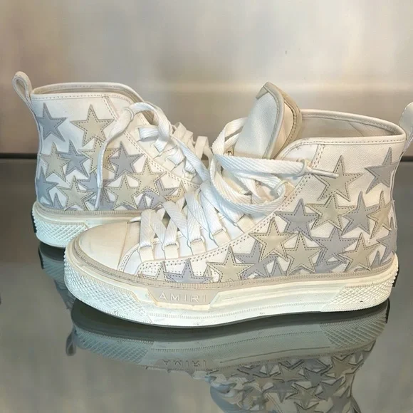 希少サイズ AMIRI スター 星 AMIRI Stars Sneakers | Grey | FARFETCH